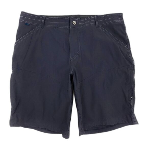 KUHL Renegade Short Nylon Utility 10" Inseam Mens 40 Navy Gray Hiking Gorpcore - Picture 1 of 11